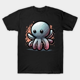 Doodle Stuffed Toy Octopus T-Shirt